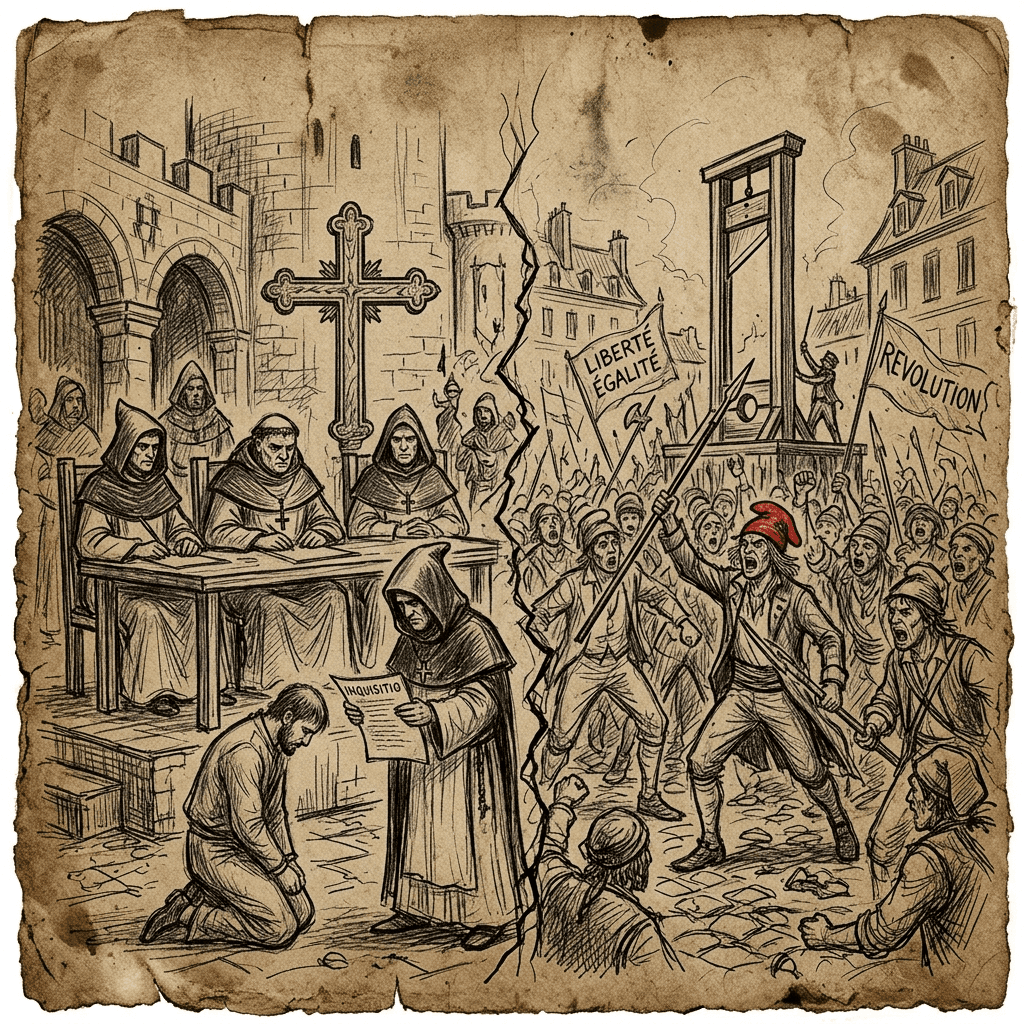 La Mentira Histórica del Iluminismo: El Judicium de la Santa Inquisición Frente al Terror de la Revolución Francesa (Parte 1)